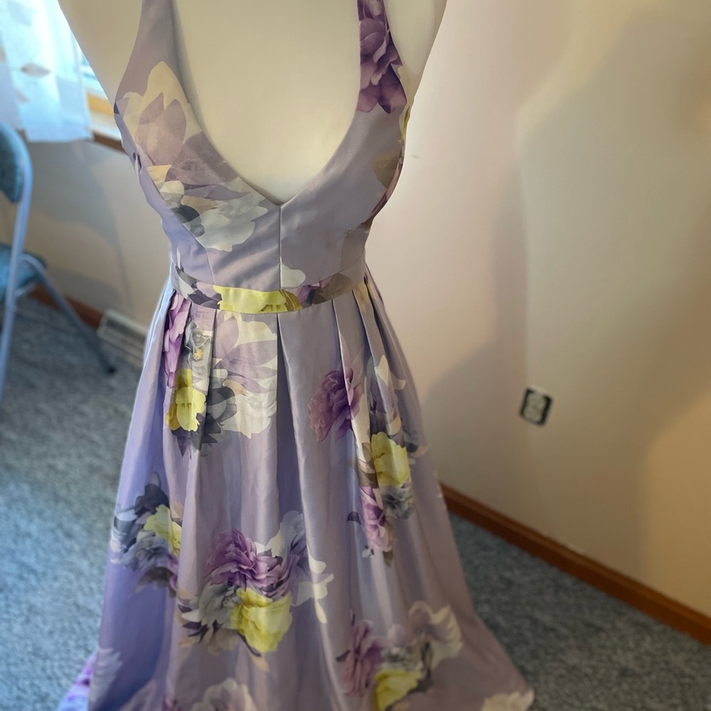 Formal Floral Maxi Dress Size 6